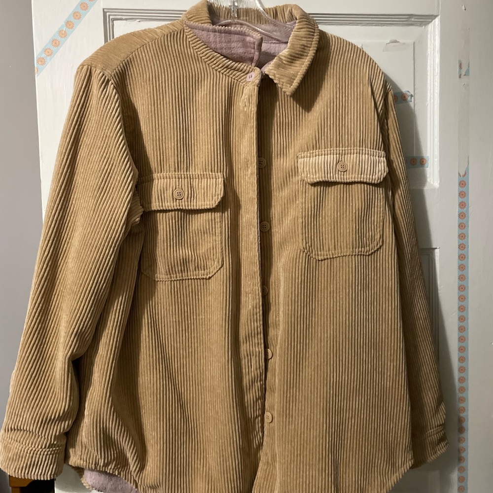Corduroy Tan Jacket Medium